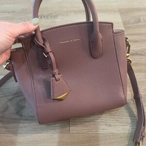 Charles & Keith Mauve Satchel